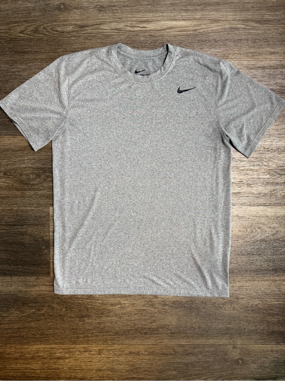 Nike Heather Gray Dri-FIT Short Sleeve Tee
